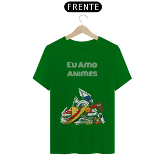 Nome do produto Camiseta Masculina (Eu Amo Animes)