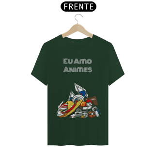 Nome do produto Camiseta Masculina (Eu Amo Animes)