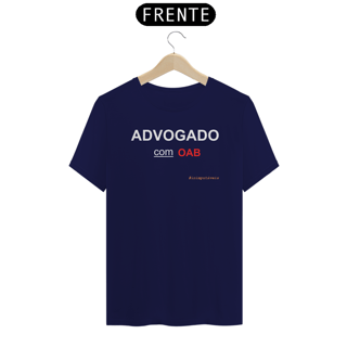 Nome do produto Camiseta - Advogado com OAB