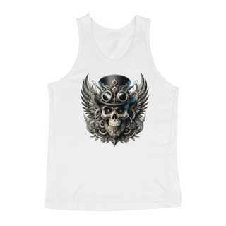 Nome do produto REGATA CAVEIRA STEAMPUNK 