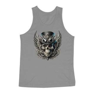 Nome do produto REGATA CAVEIRA STEAMPUNK 