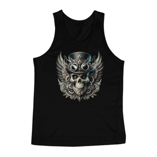 Nome do produto REGATA CAVEIRA STEAMPUNK 