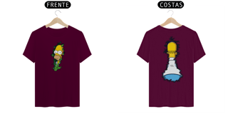 Nome do produto CAMISA HOMER FRENTE E COSTAS 