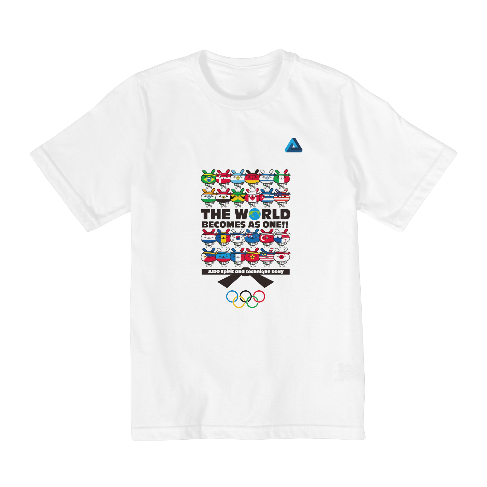 Camiseta Infantil Samurai Judo Soul - [2 a 8 anos]
