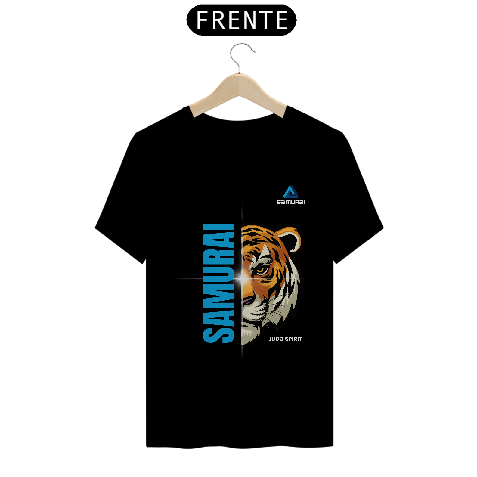 Camiseta Masculina Samurai Tiger