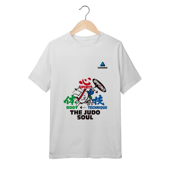 Camiseta Samurai Infantil Judo Soul [10 - 14 anos]