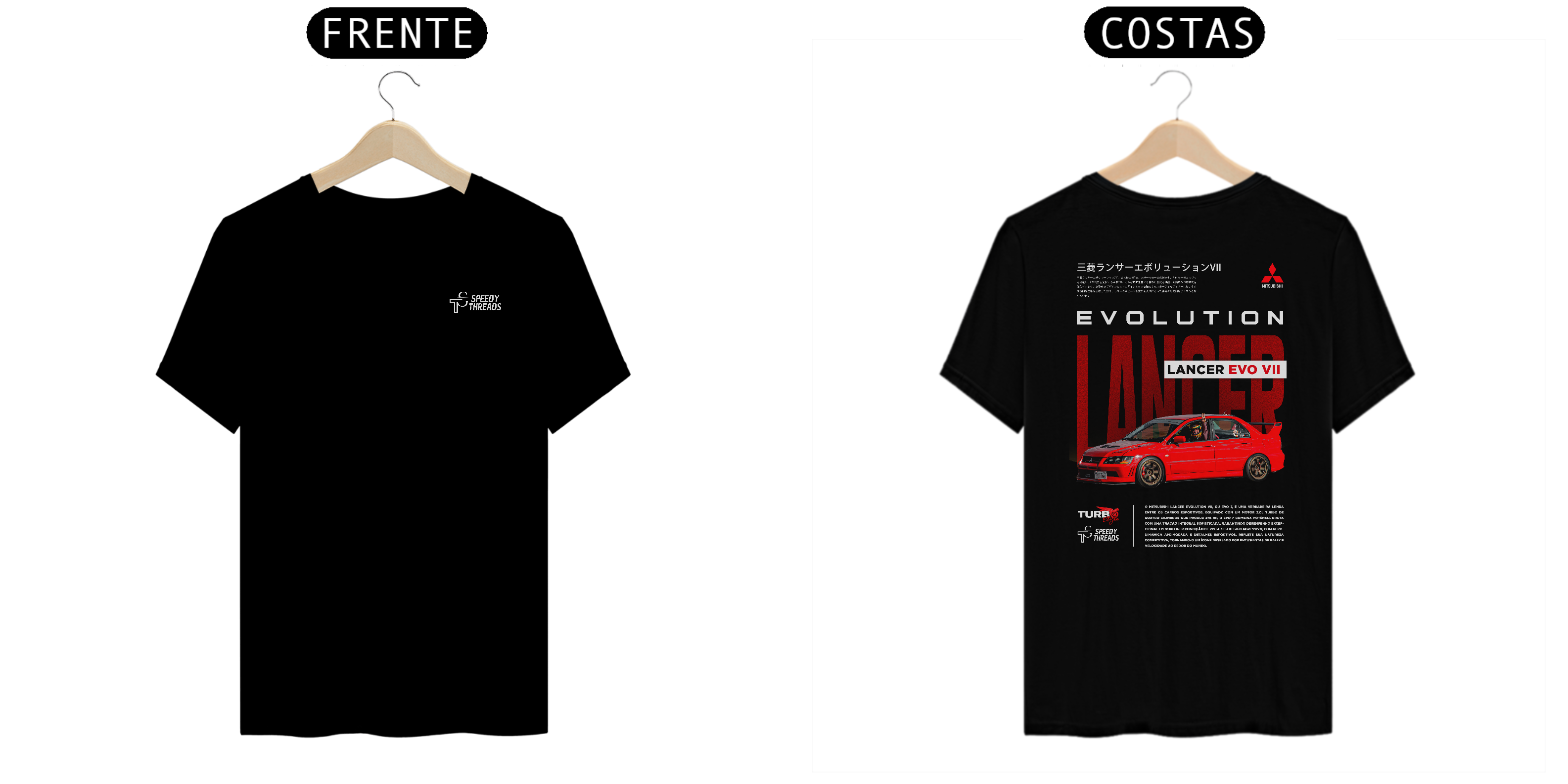 CAMISETA MITSUBISHI LANCER EVO VII