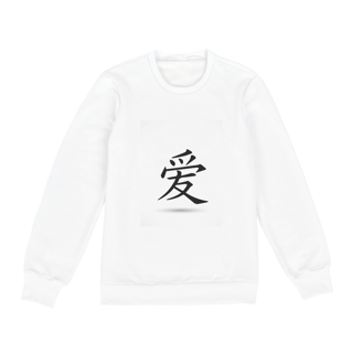 Nome do produto Moletom como símbolo japonês 