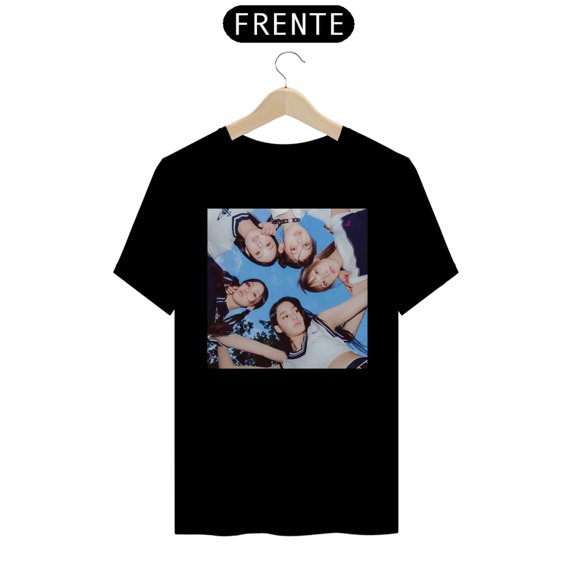 T-SHIRT NEWJEANS SQUAD BLUE