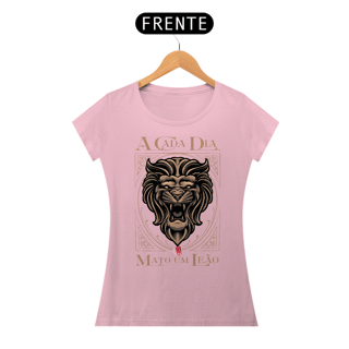 Nome do produto Camiseta a Cada Dia Mato um Leão