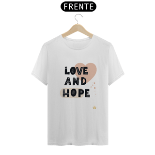 Nome do produto T-shirt LOVE AND HOPE