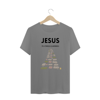 Nome do produto Camiseta Plus JESSUS É O ÚNICO CAMINHO