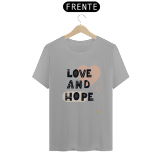Nome do produto T-shirt LOVE AND HOPE
