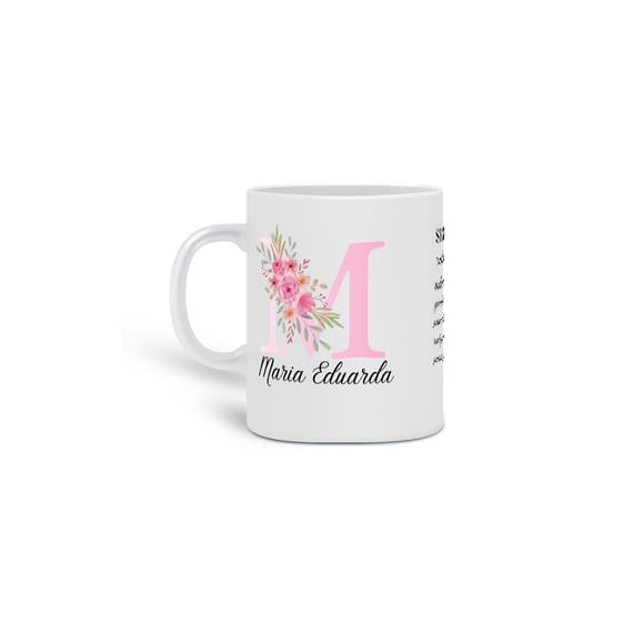 Caneca com Significado Maria Eduarda