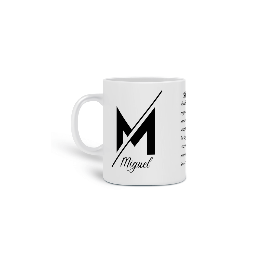 Nome do produto: Caneca com Significado Miguel
