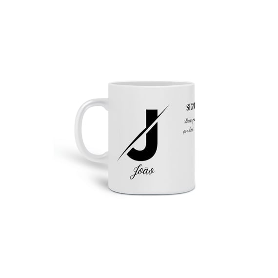 Caneca com Significado João