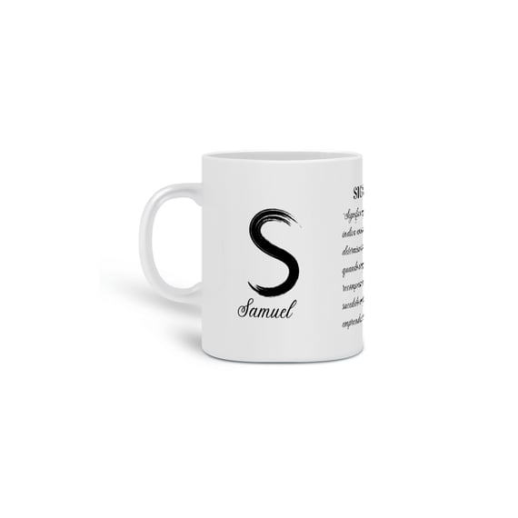 Caneca com Significado Samuel