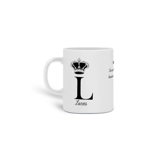Caneca com Significado Lucas