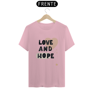 Nome do produto T-shirt LOVE AND HOPE