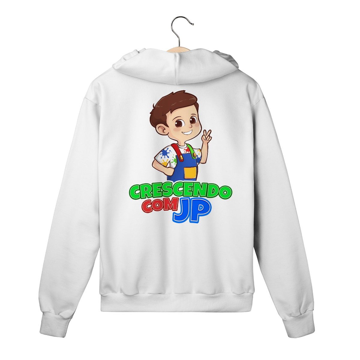 Nome do produto: MOLETOM Zíper Crescendo com JP
