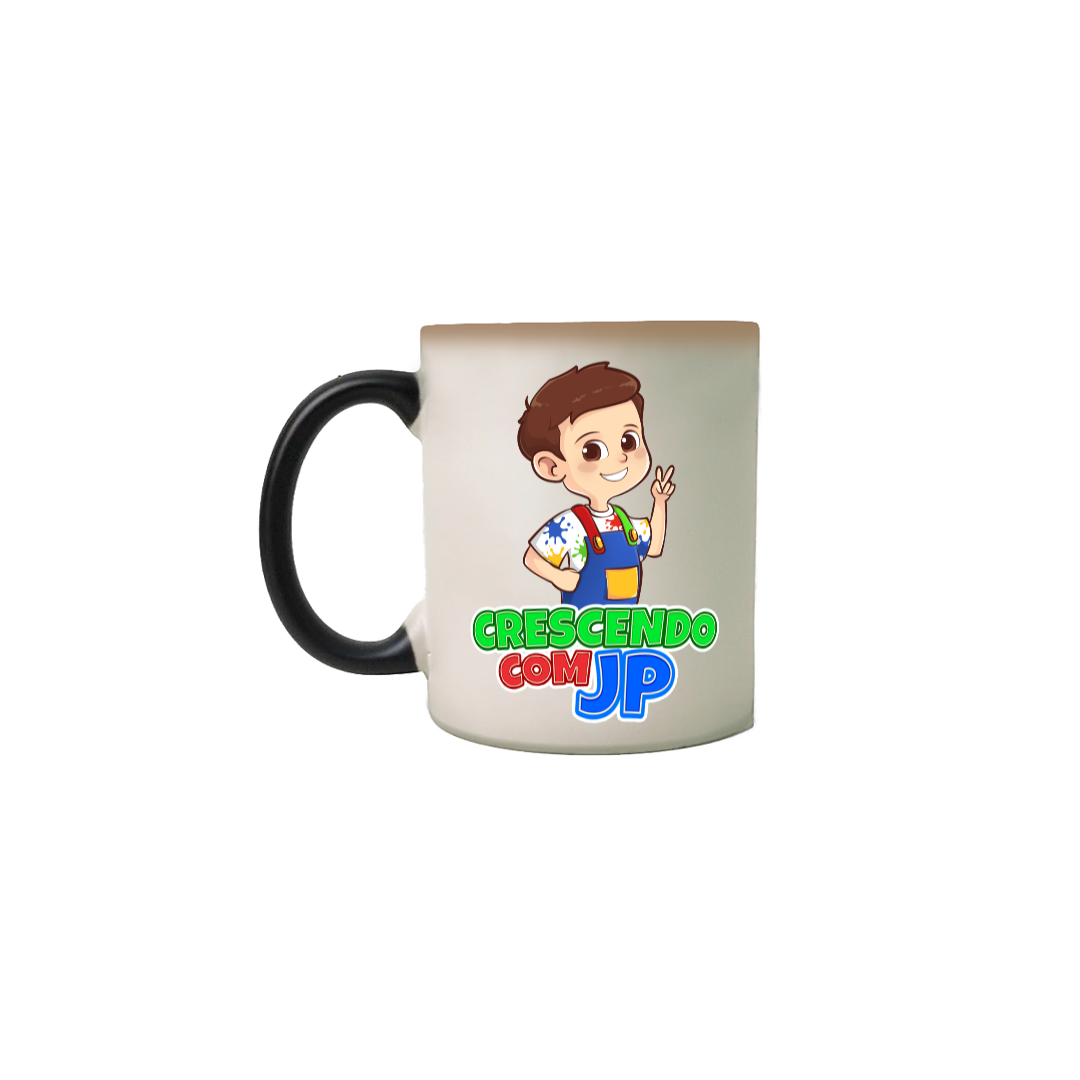 Nome do produto: Caneca Mágica Crescendo com JP
