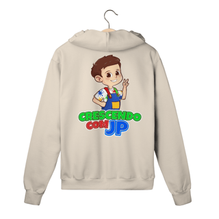 Nome do produto MOLETOM Zíper Crescendo com JP