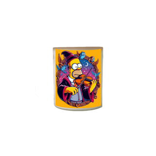 Nome do produto Caneca Mágica Os Simpsons - Homer em Hogwarts 
