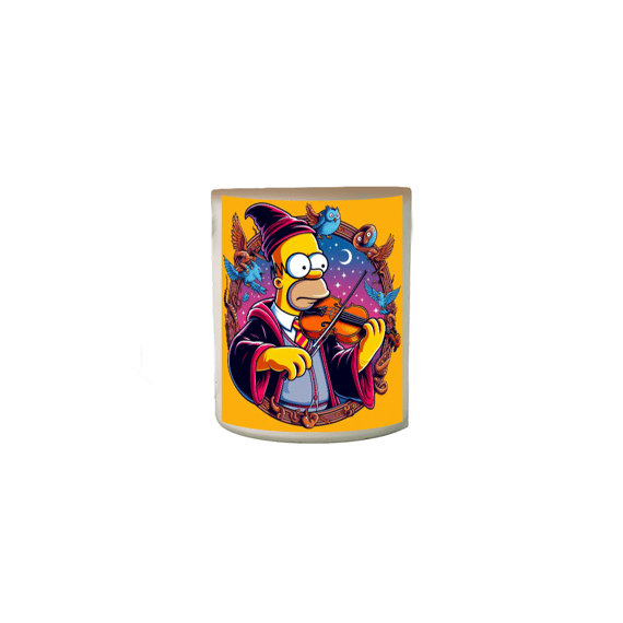 Caneca Mágica Os Simpsons - Homer em Hogwarts 