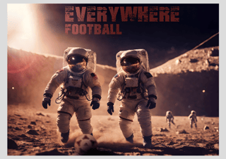 Nome do produto EVERYWHERE FOOTBALL POSTER