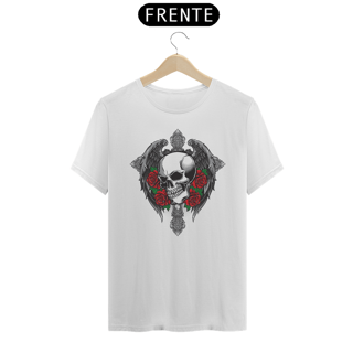Nome do produto Caveira Gótica Asas e Rosas