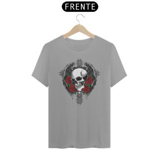 Nome do produto Caveira Gótica Asas e Rosas