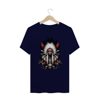 Nome do produto TSHIRT CABOCLO ÁGUIA BRANCA - PLUS SIZE