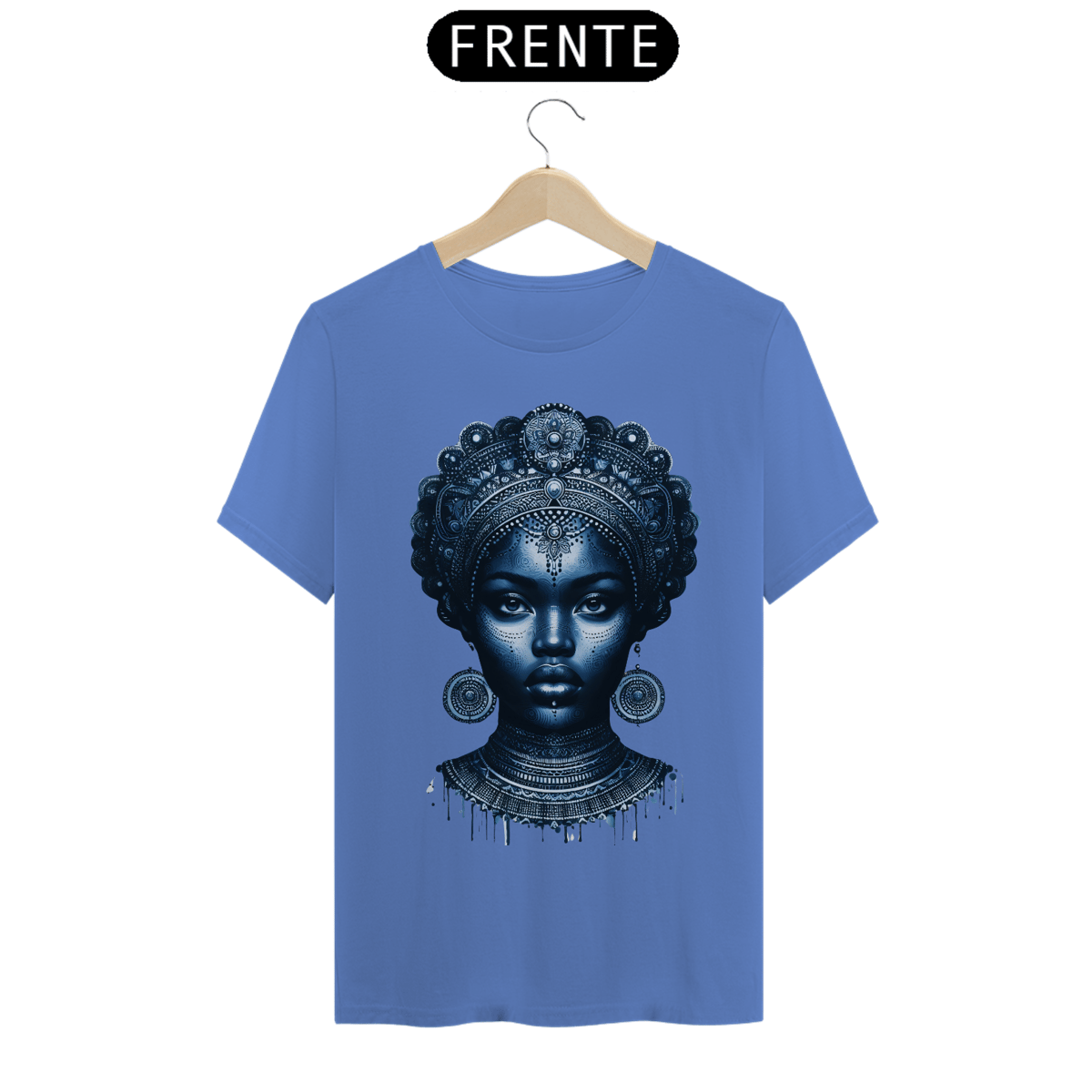Nome do produto: T-SHIRT ESTONADA IEMANJÁ - ORÍ