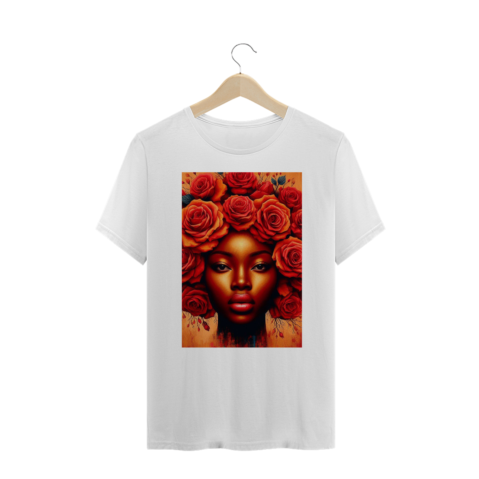 TSHIRT ROSAS VERMELHAS DE IANSÃ