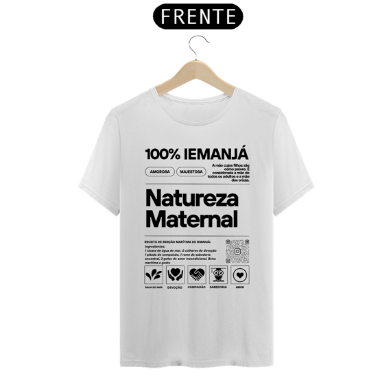 TSHIRT IEMANJÁ NATUREZA MATERNAL