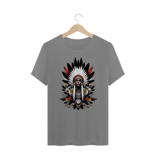 Nome do produto TSHIRT CABOCLO ÁGUIA BRANCA - PLUS SIZE