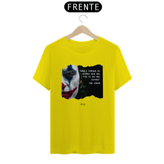 Nome do produto Camiseta Frase The Joker