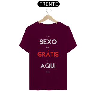 Nome do produto Camiseta Sexo Grátis Aqui