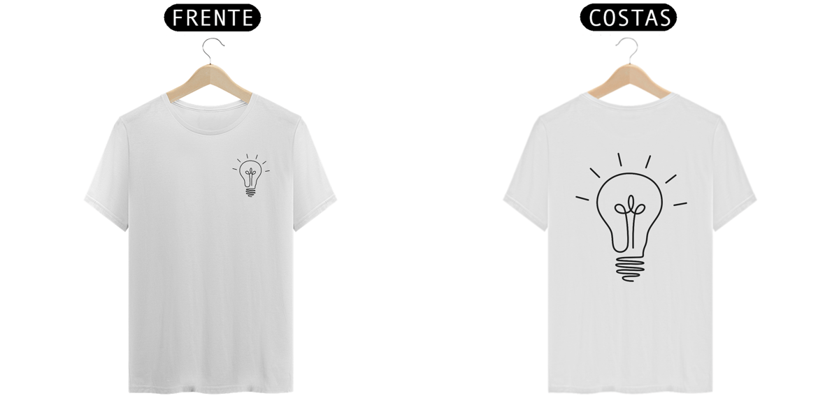 Nome do produto: Camiseta Lâmpada 