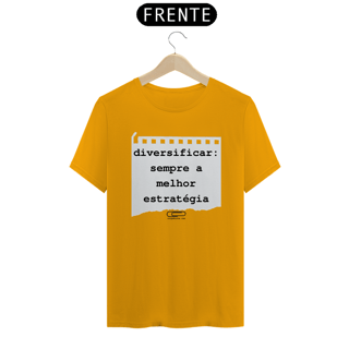 Nome do produto Camiseta Diversificar sempre