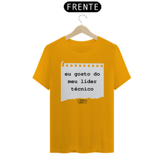 Nome do produto Camiseta Gosto do Meu Líder Técnico