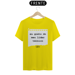 Nome do produto Camiseta Gosto do Meu Líder Técnico