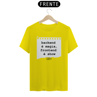 Nome do produto Camiseta Backend é Magia