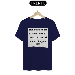 Nome do produto Camiseta Entrevistar é Uma Arte