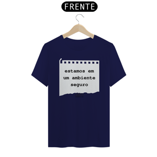Nome do produto Camiseta Ambiente Seguro