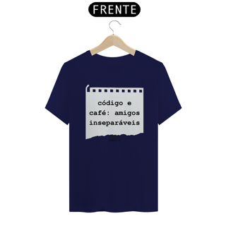 Nome do produto Camiseta Código e Café