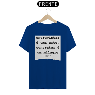 Nome do produto Camiseta Entrevistar é Uma Arte
