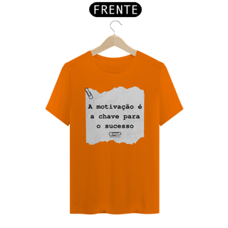 Nome do produto Camiseta Motivação Sucesso