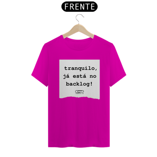 Nome do produto Camiseta Está no Backlog