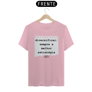Nome do produto Camiseta Diversificar sempre